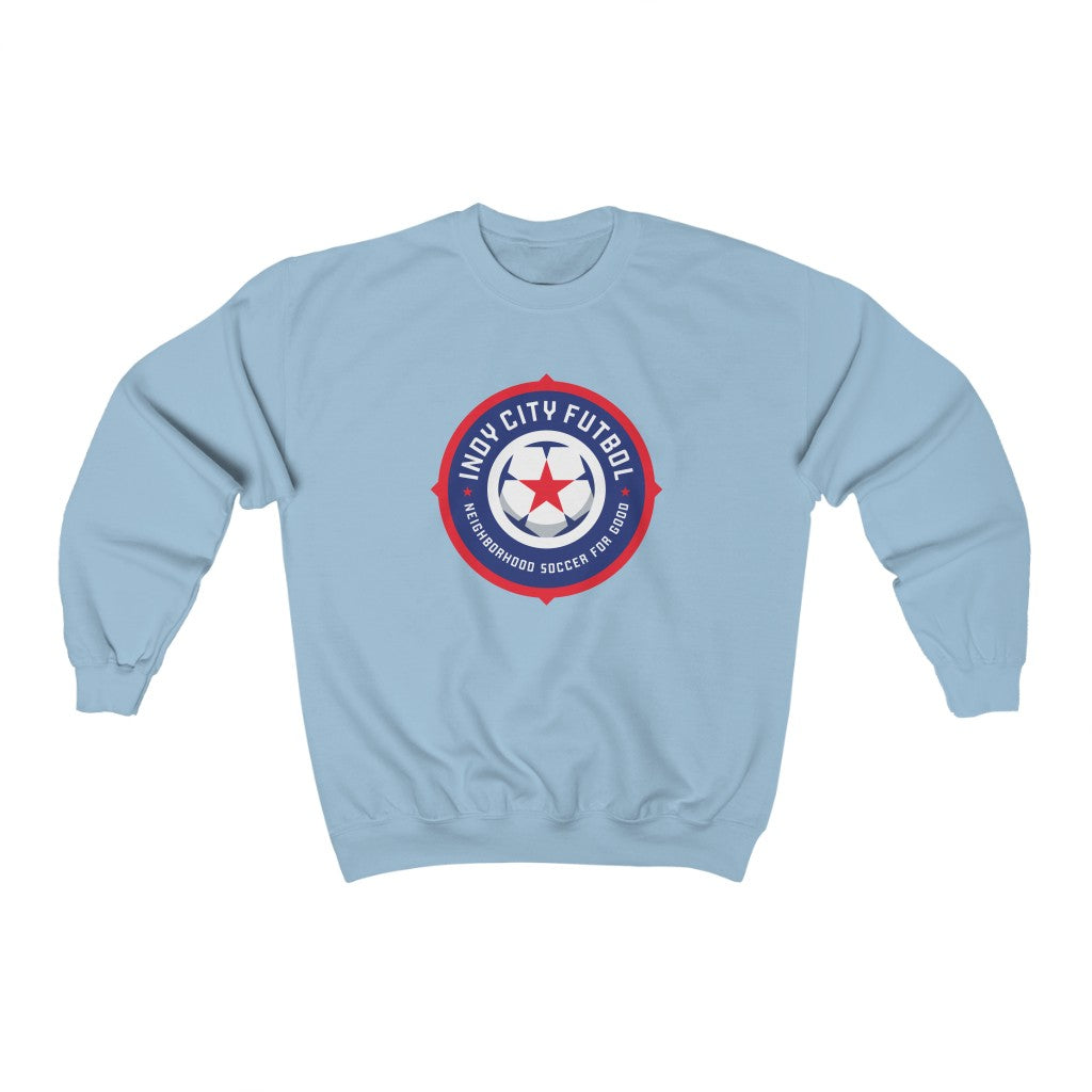 Indy City Futbol Badge Crewneck Sweatshirt