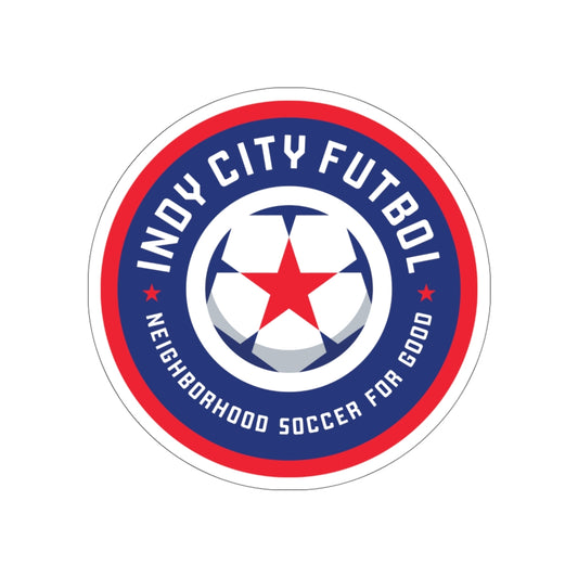 Indy City Futbol Badge Sticker