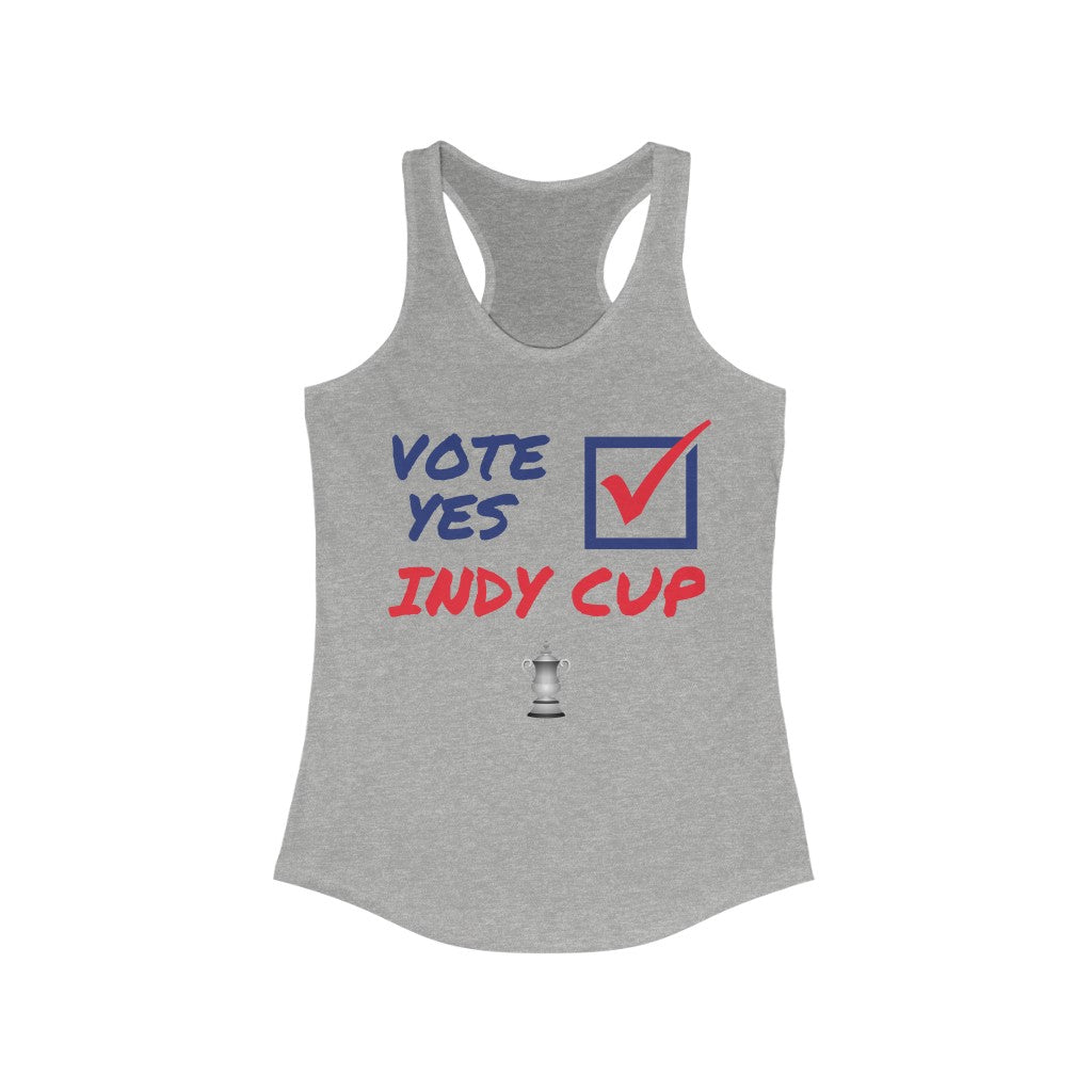 Vote Yes Indy Cup Racerback Tank