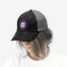 Load image into Gallery viewer, Indy City Futbol Badge Trucker Hat
