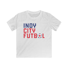 Load image into Gallery viewer, Indy City Futbol Wordmark Kids Tee

