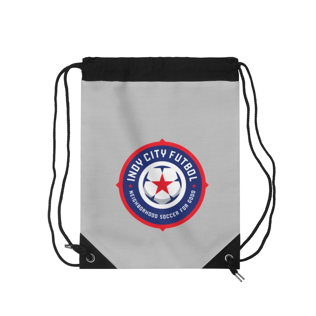 Indy City Futbol Badge Drawstring Bag