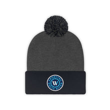 Load image into Gallery viewer, Sporting White River Pom Beanie
