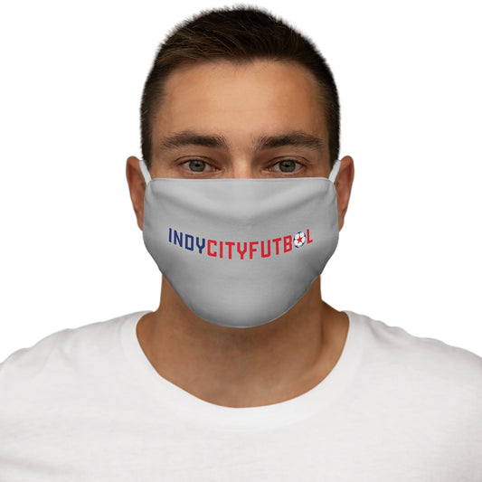 Indy City Futbol Wordmark Face Mask