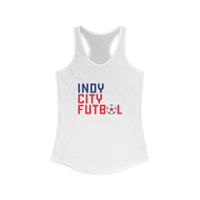 Load image into Gallery viewer, Indy City Futbol Live Racerback Tank
