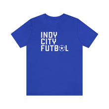 Load image into Gallery viewer, Indy City Futbol Wordmark Premium Tee
