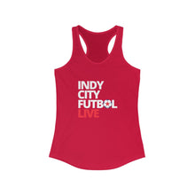 Load image into Gallery viewer, Indy City Futbol Live Racerback Tank
