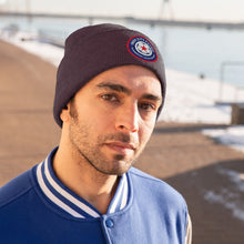 Load image into Gallery viewer, Indy City Futbol Badge Knit Beanie
