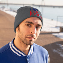 Load image into Gallery viewer, Indy City Futbol Wordmark Knit Beanie
