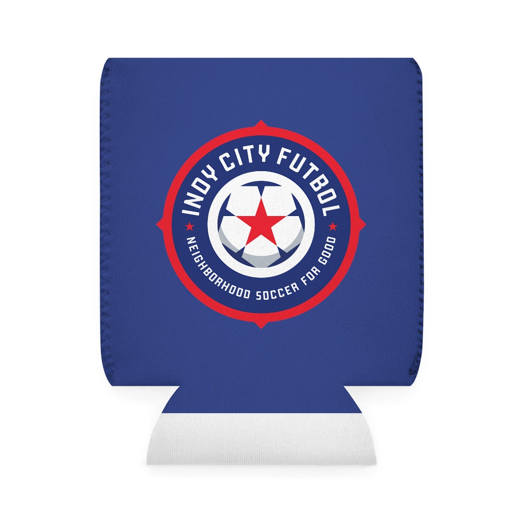 Indy City Futbol Badge Can Cooler Sleeve