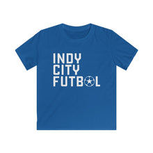 Load image into Gallery viewer, Indy City Futbol Wordmark Kids Tee
