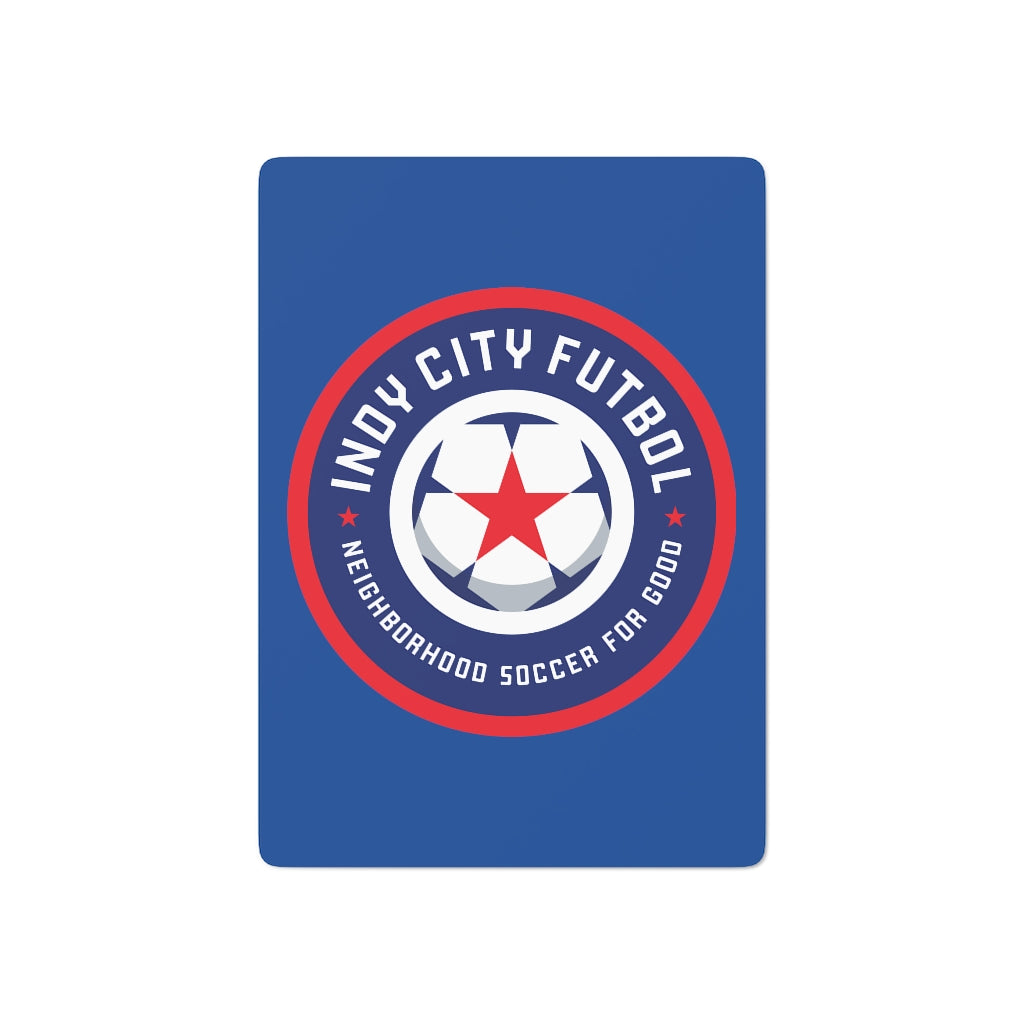 Indy City Futbol Badge Playing Cards