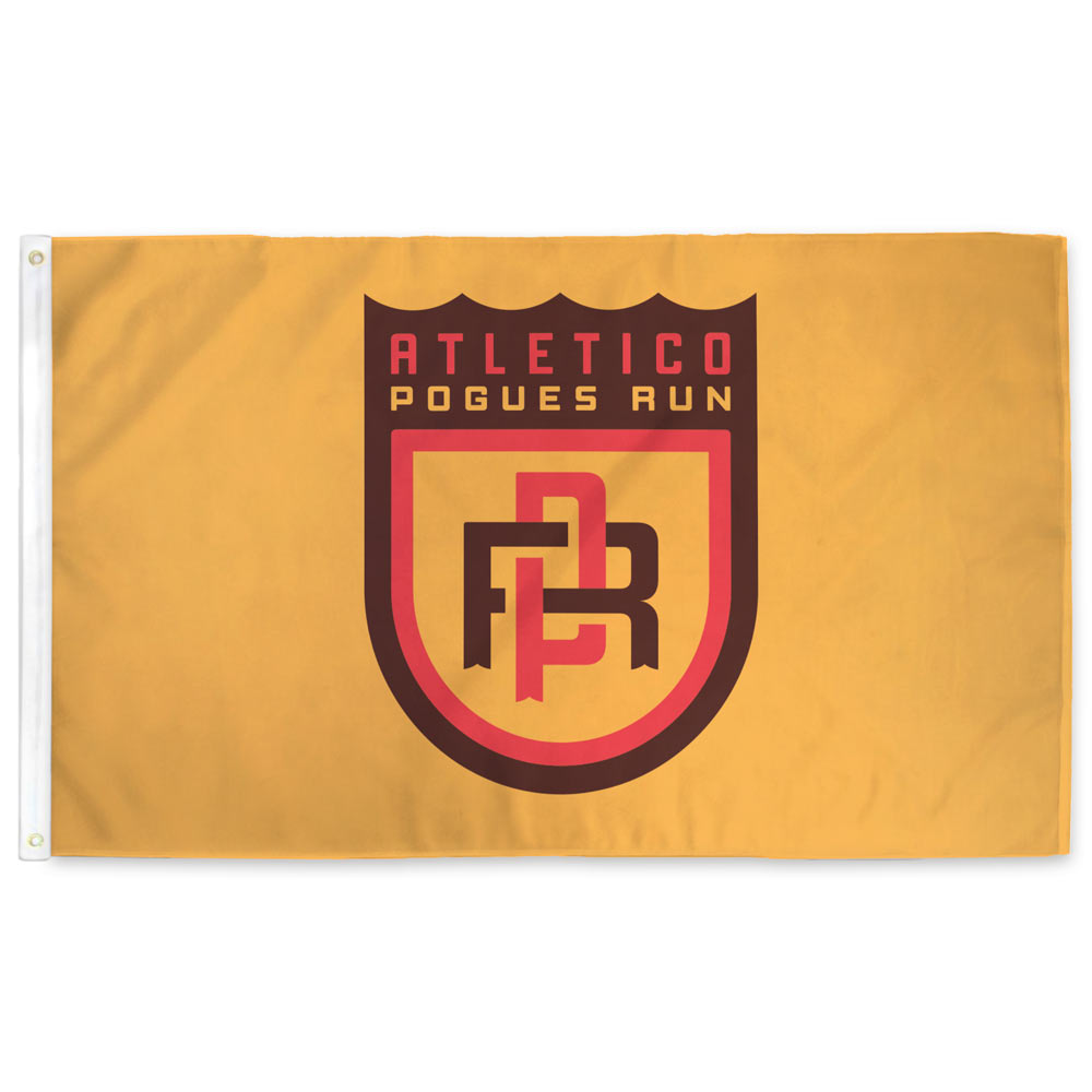 Atletico Pogues Run Flag by Flags For Good