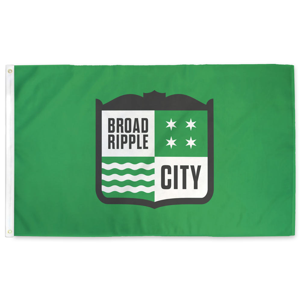Broad Ripple City Flag by Flags For Good