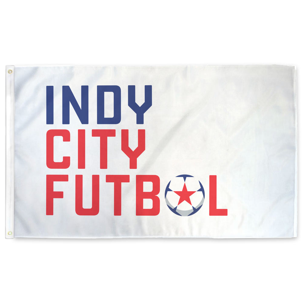Indy City Futbol Flag by Flags For Good