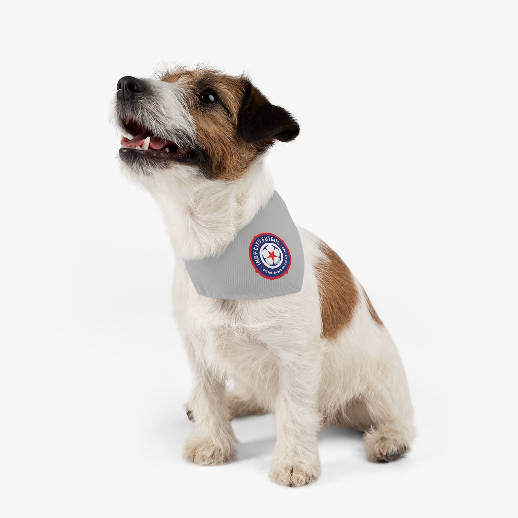 Indy City Futbol Badge Pet Bandana Collar