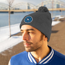 Load image into Gallery viewer, Sporting White River Pom Beanie
