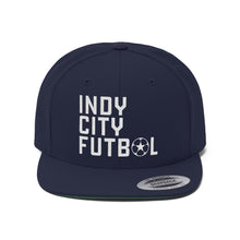 Load image into Gallery viewer, Indy City Futbol Wordmark Snapback
