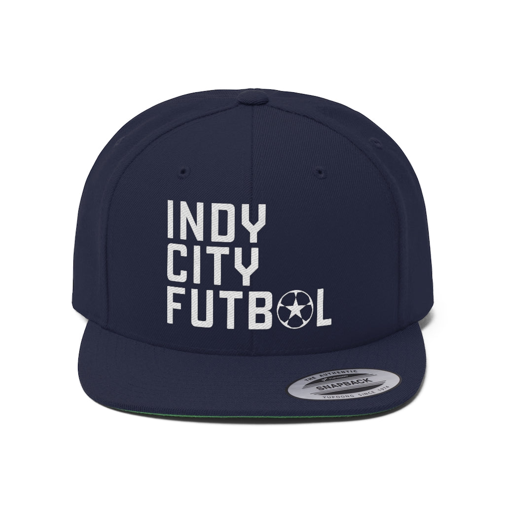 Indy City Futbol Wordmark Snapback