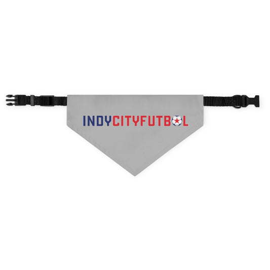 Indy City Futbol Wordmark Pet Bandana Collar