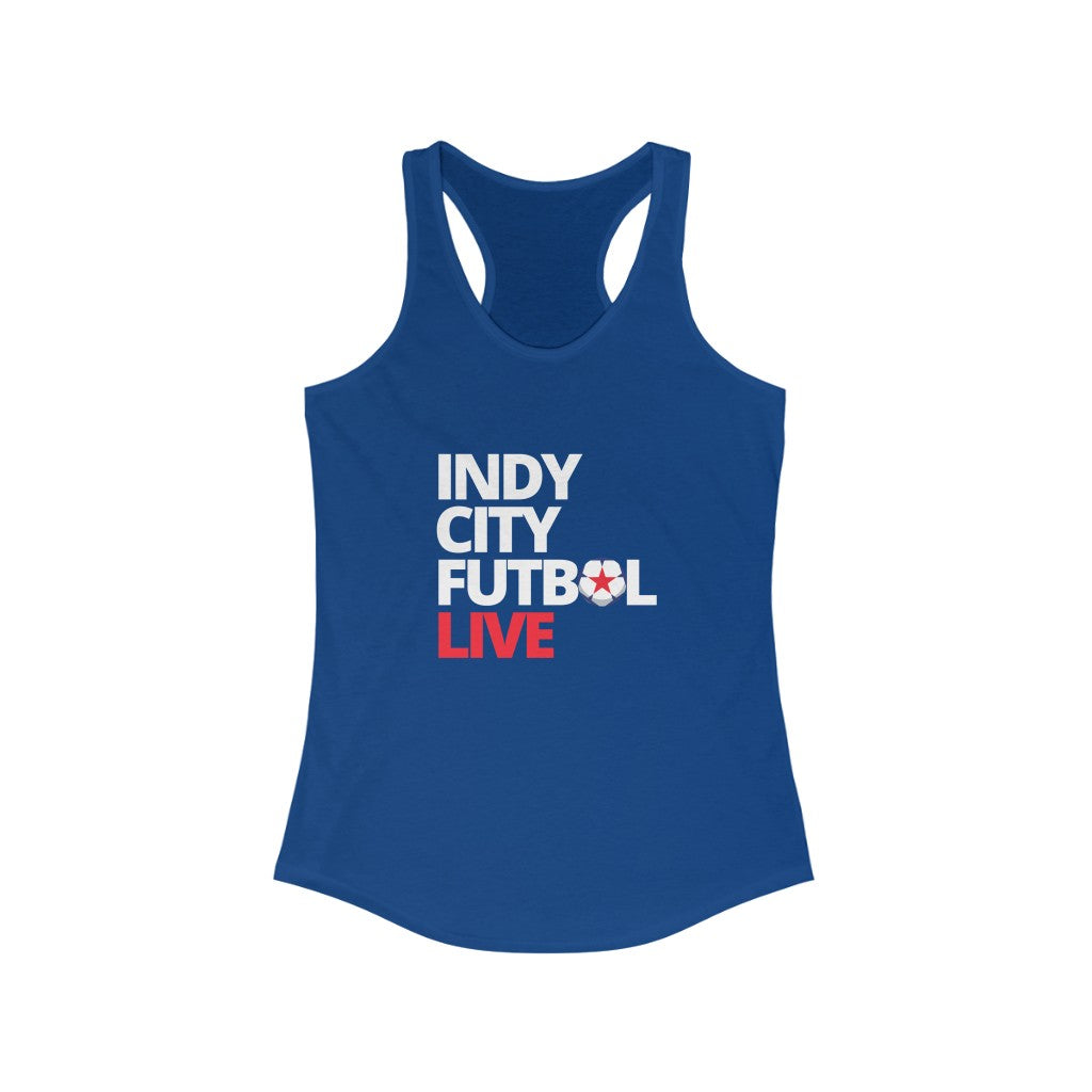 Indy City Futbol Live Racerback Tank