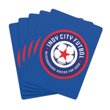 Load image into Gallery viewer, Indy City Futbol Badge Playing Cards
