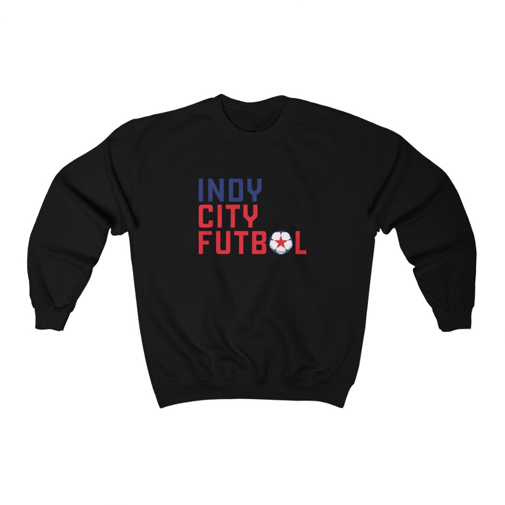 Indy City Futbol Wordmark Crewneck Sweatshirt