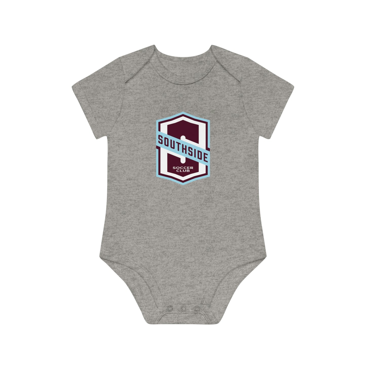 Southside Soccer Club Baby Organic Short Sleeve Bodysuit