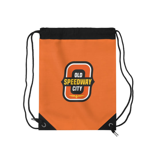 Old Speedway City Drawstring Bag