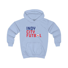 Load image into Gallery viewer, Indy City Futbol Wordmark Kids Hoodie
