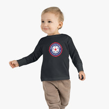 Load image into Gallery viewer, Indy City Futbol Badge Toddler Long Sleeve Tee
